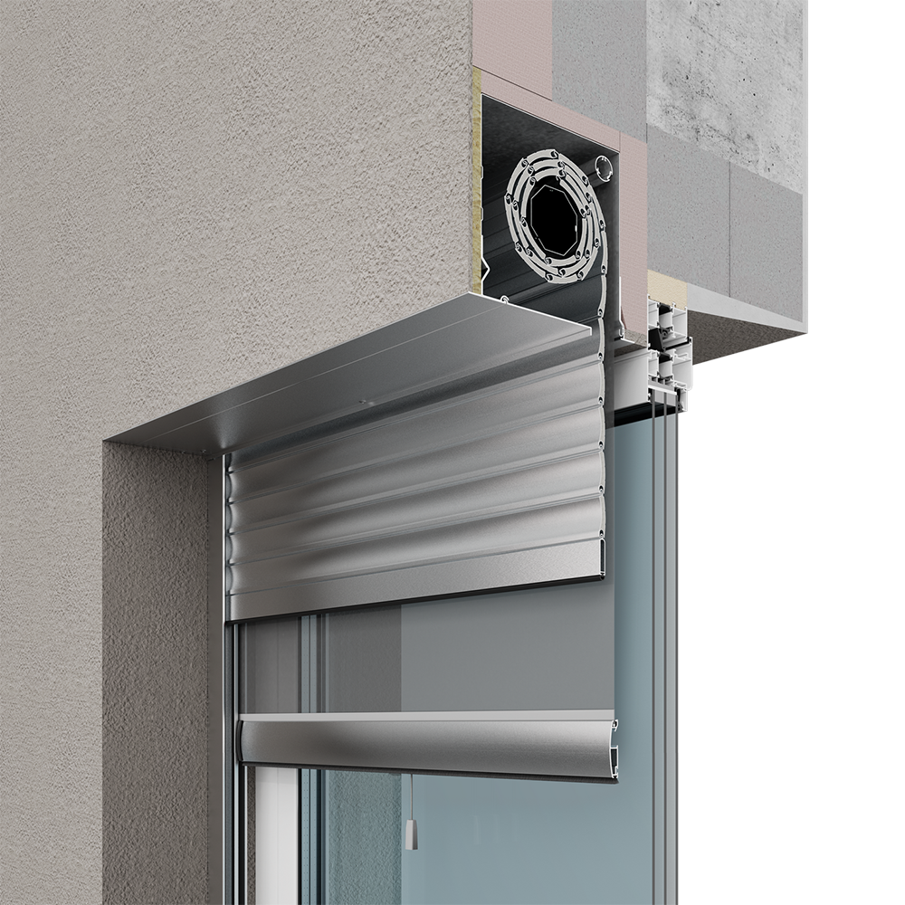 Скрытый короб с москитной сеткой устанавливается в сторону улицы Скрытый короб с москитной сеткой устанавливается в сторону улицы